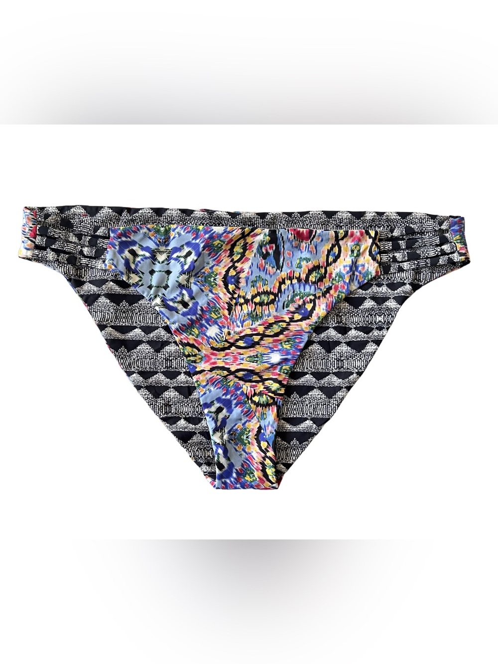 Red Carter Reversible Bikini Bottom Multicolor Swim Bottom No Size Tag
